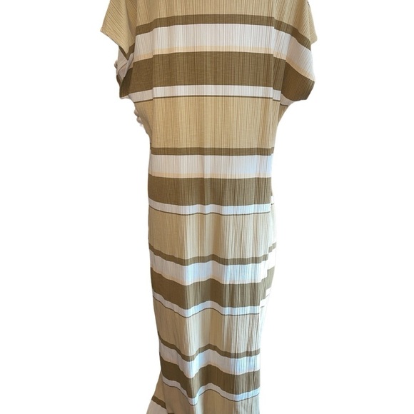 Girl And The Sun Women's Dress Size S Cream/Beige/Tan Maxi Pullover Cap Sleeve - Picture 3 of 10